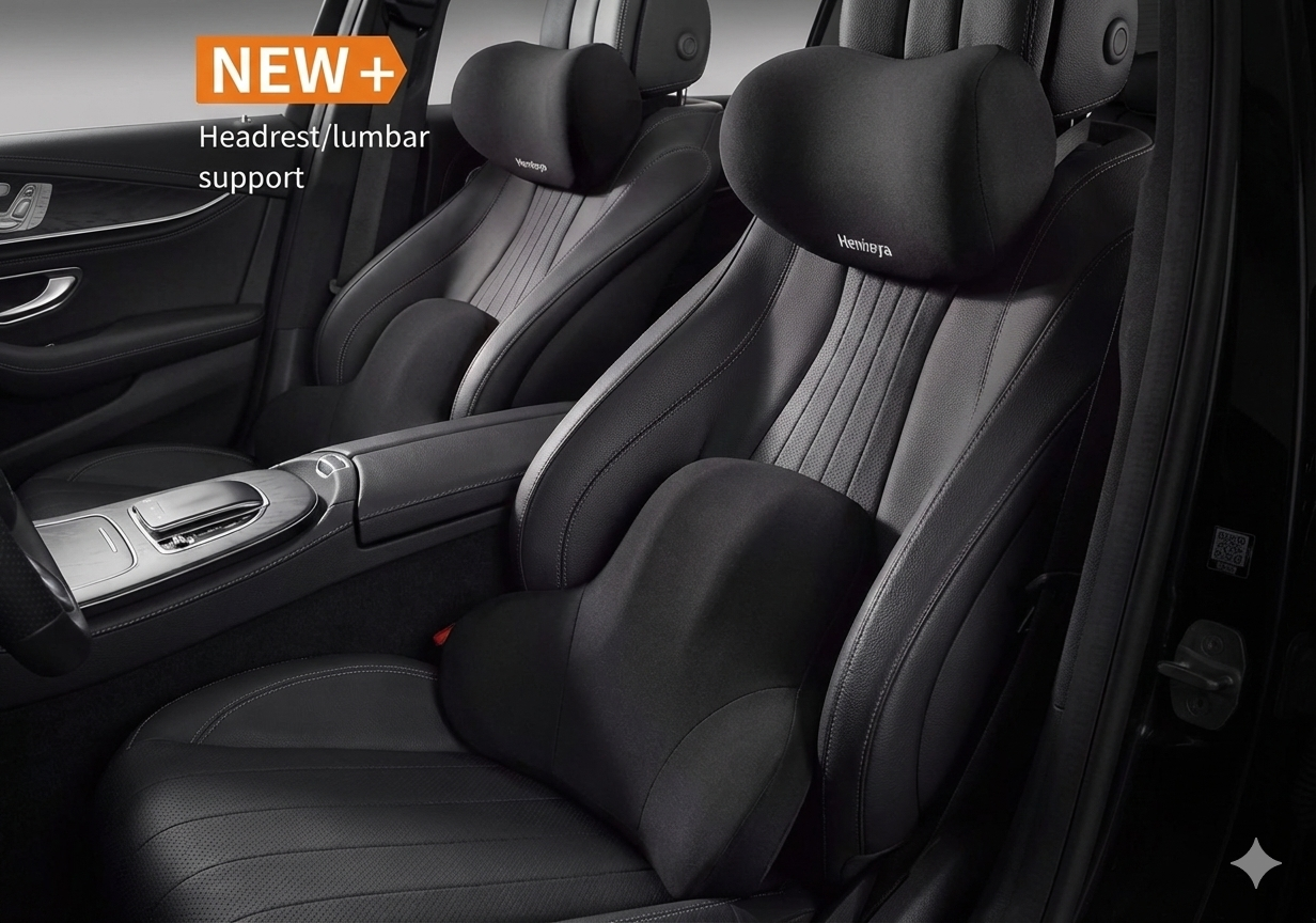 통기성 차량용 목 쿠션, 허리 보호대