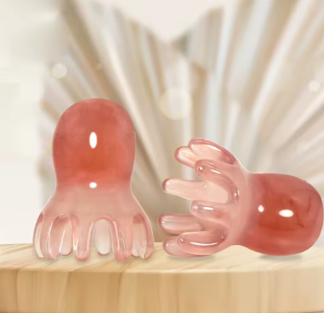 문어모양 두피마사지기