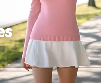 미니 A라인 스커트