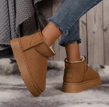 여성용 인조 스웨이드 앵클 부츠