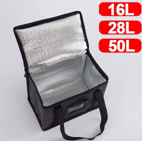 휴대용 대형 음식 배달용 보온 가방